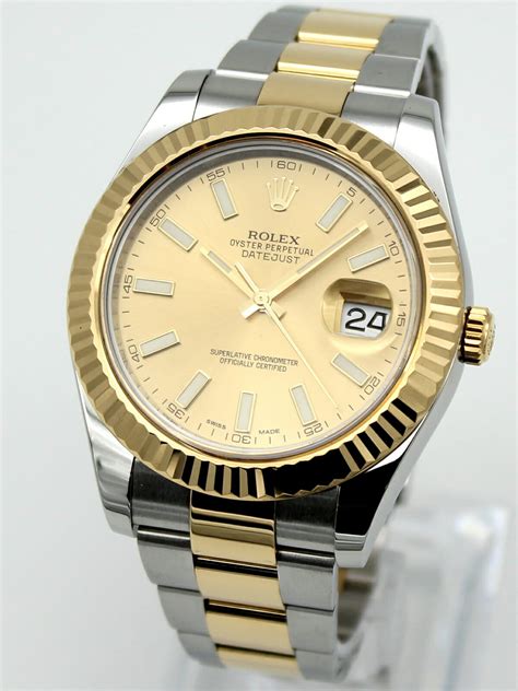 rolex datejust 41mm steel gold|rolex datejust 41mm pre owned.